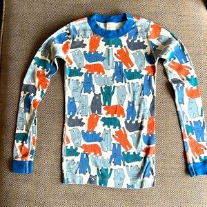 Hanna Andersson size 12 pajama top, bear theme, GUC